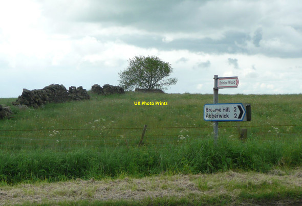 Photo 6"x4" Dilapidated dry stone wall Alnwick c2012