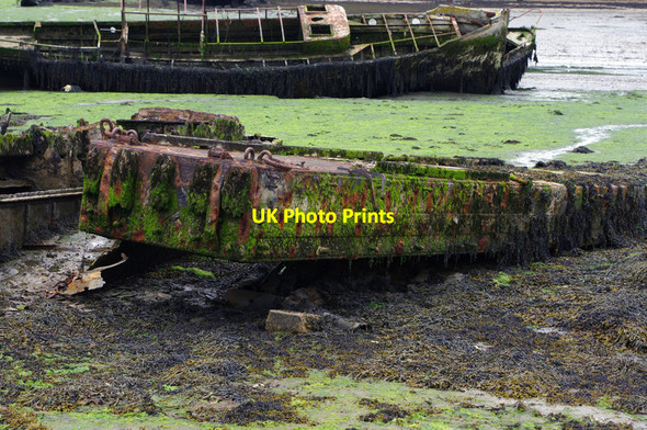 Photo 6"x4" Gosport - Forton Lake Wreck Gosport\/SU5900 c2012