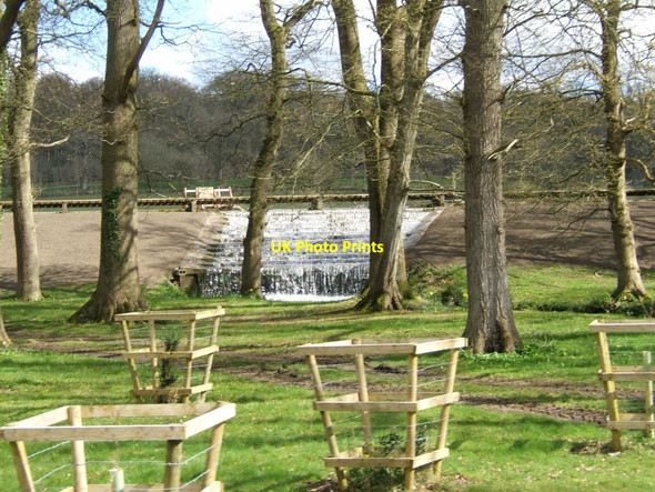 Photo 6"x4" Lake outfall Dertfords c2009