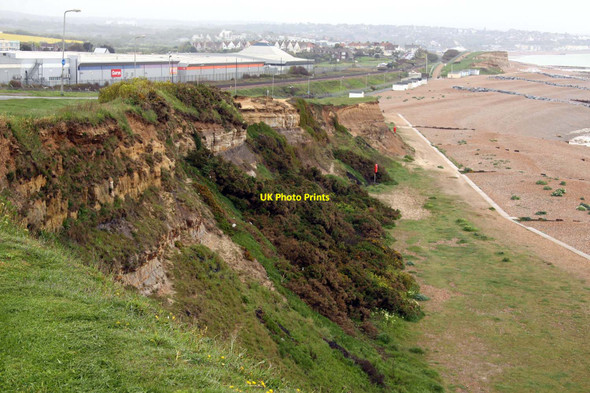 Photo 6"x4" The cliff on Galley Hill Bexhill c2012