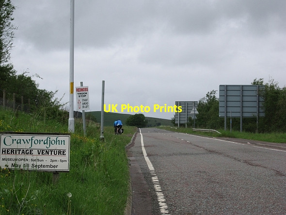 Photo 6"x4" The old A74 Abington\/NS9323 c2012