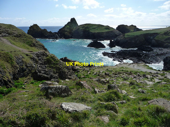Photo 6"x4" Kynance Cove Lizard c2012 P1