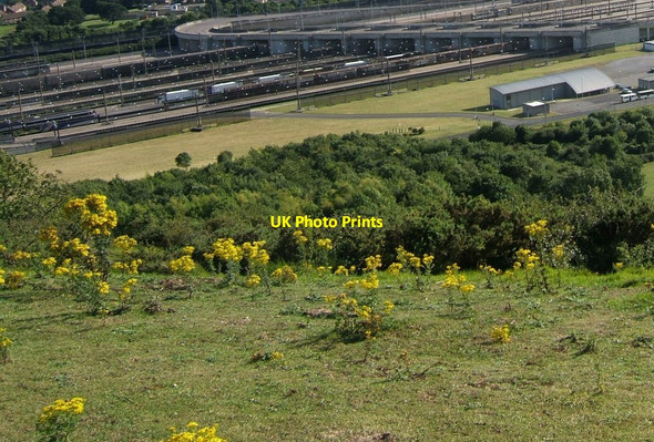 Photo 6"x4" Looking down Cheriton Hill Folkestone c2011