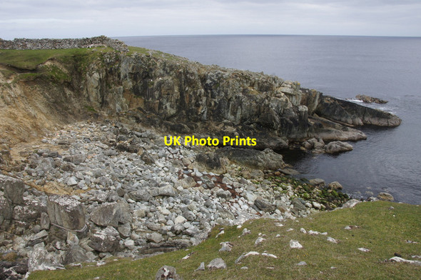 Photo 6"x4" Geo of Heuken, between Colvadale and Huney Ordale c2012