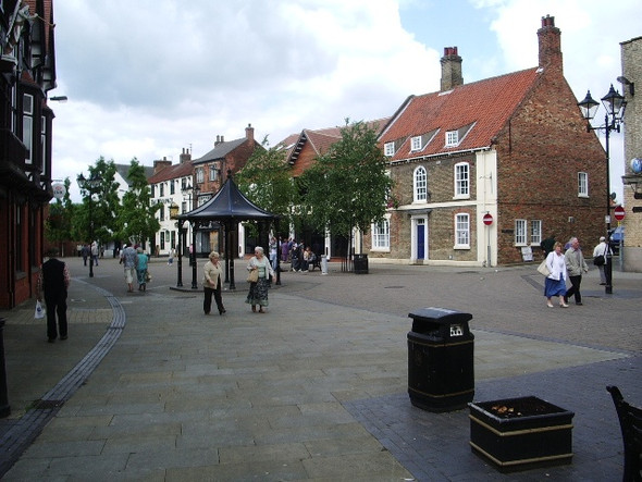 Photo 6"x4" Market Place, Brigg Brigg c2008