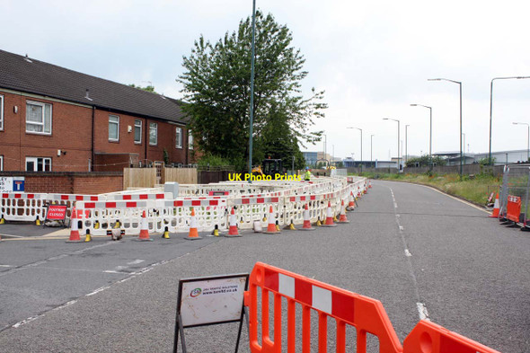 Photo 6"x4" Service relaying on Meadows Way West (5)  West Bridgford c2012