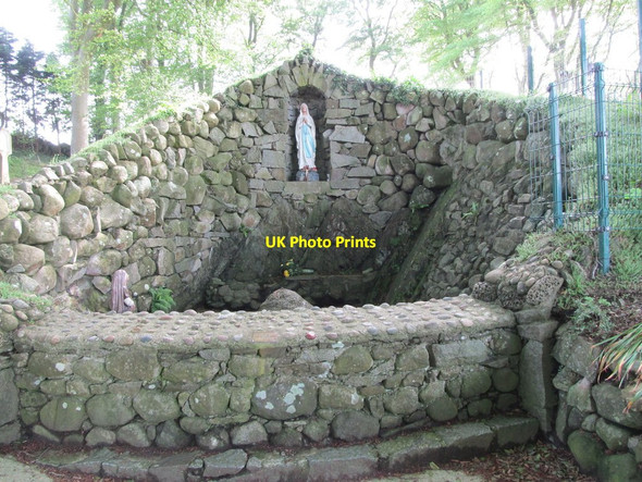 Photo 6"x4" Marian Grotto at the St Brigid's Shrine, Faughart Upper Faughart Upper c2012