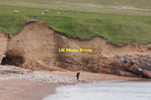 Photo 6"x4" Soft cliffs at Braewick beach Braewick\/HU2478 c2012