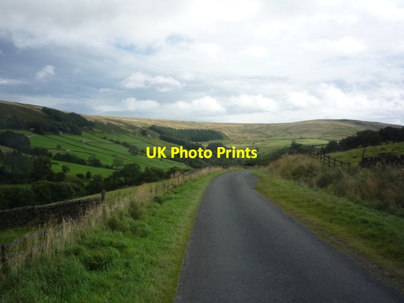 Photo 6"x4" Right turn in Nidderdale Middlesmoor\/SE0974 c2009