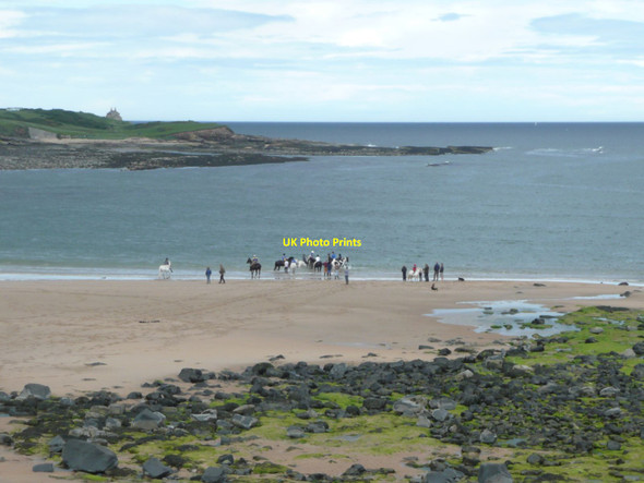 Photo 6"x4" Rocks and sand at Sugar Sands Boulmer c2012