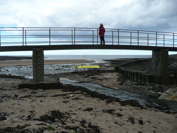 Photo 6"x4" Howick Burn reaches the North Sea Howick\/NU2517 c2012