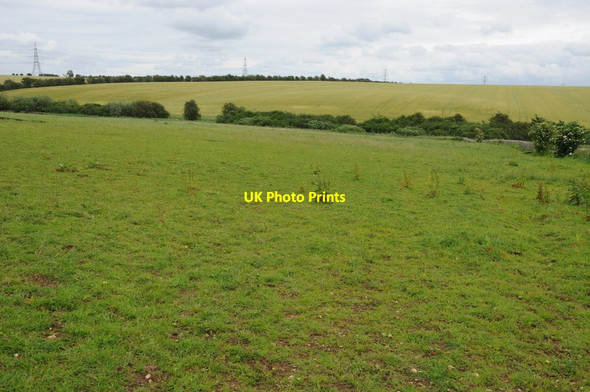 Photo 6"x4" Farmland in the Leach valley Aldsworth\/SP1510 c2012