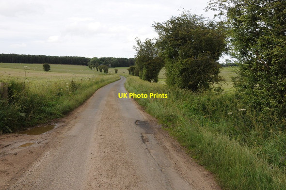 Photo 6"x4" Road from Eastington to the A40 Northleach c2012