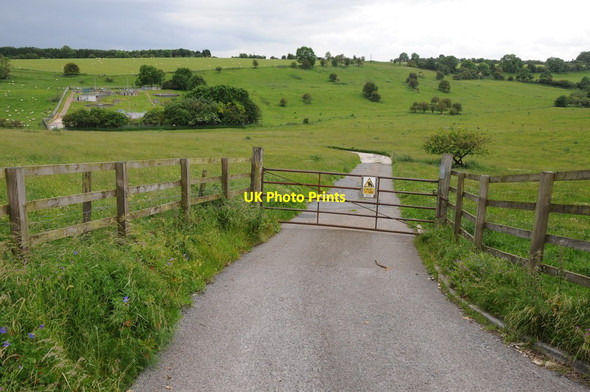 Photo 6"x4" Access to sewage treatment plant Northleach c2012