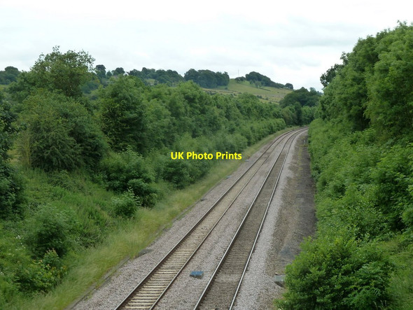 Photo 6"x4" Midland main line south of Clay Cross Clay Cross c2012