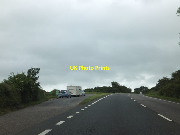 Photo 6"x4" Lay-by on A35 on Askerswell Down Askerswell c2012