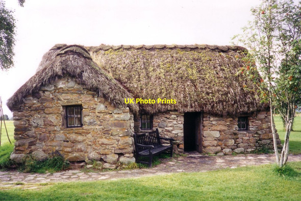 Photo 6"x4" Old Leanach Cottage Leanach\/NH7544 c1999