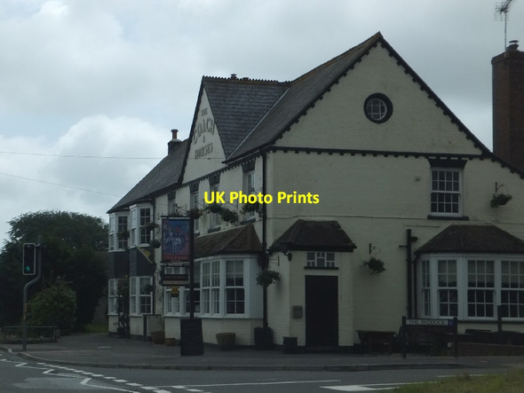 Photo 6"x4" The 'Coach and Horses' inn, Winterbourne Abbas Winterbourne Abbas c2012