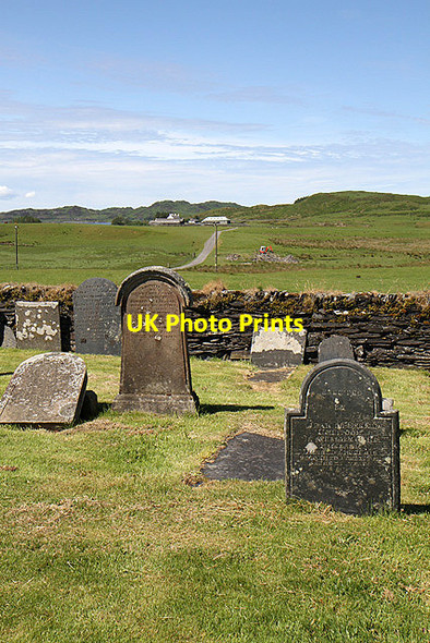 Photo 6"x4" Kilchatton Churchyard, Luing Toberonochy c2012