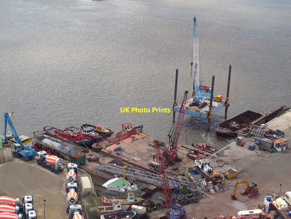 Photo 6"x4" Thames Wharf at Silvertown Poplar\/TQ3780 c2012