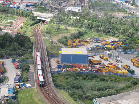 Photo 6"x4" DLR west of Silvertown Poplar\/TQ3780 c2012