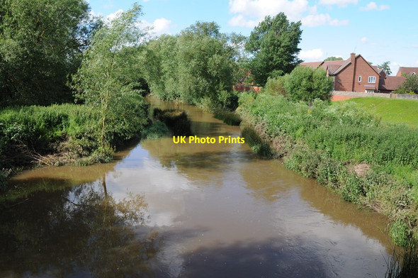 Photo 6"x4" The River Arrow in spate Broom\/SP0953 c2012