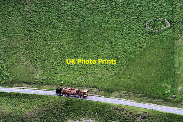 Photo 6"x4" A timber lorry on the A708 Paper Hill\/NT2117 c2012