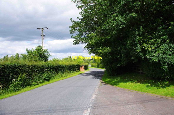 Photo 6"x4" Bishops Wood Lane, looking east, near to Crossway Green Chadwick c2012