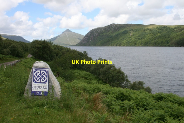 Photo 6"x4" Geopark stone by Loch More Achfary c2012
