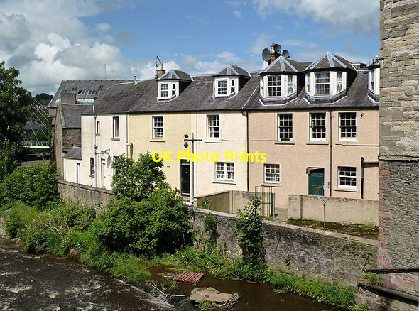 Photo 6"x4" Houses at Mill Port, Hawick Hawick c2012