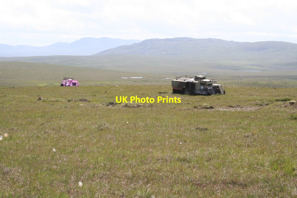 Photo 6"x4" Gunnery targets on Cape Wrath Maovally\/NC3069 c2012