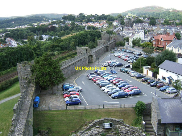 Photo 6"x4" Conwy town walls in 2005 Conwy c2005