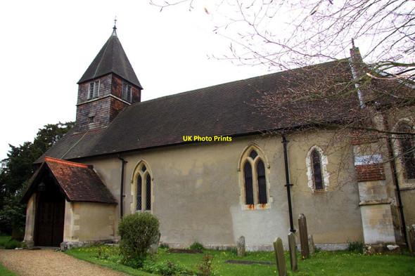 Photo 6"x4" St Laurence Church in Tidmarsh Tidmarsh c2012