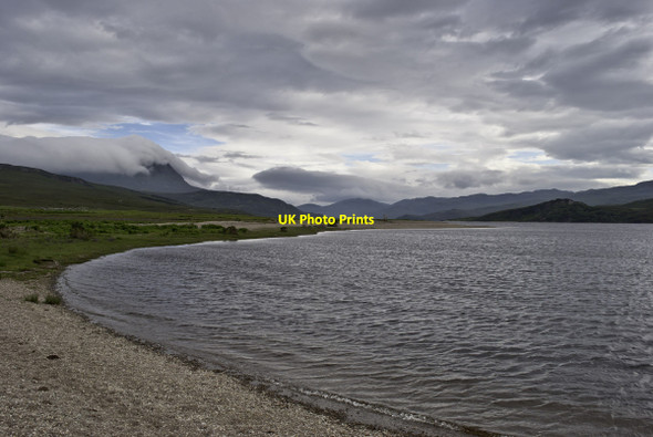 Photo 6"x4" Shores of Loch Hope Arnaboll c2012
