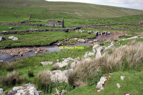 Photo 6"x4" Winterscales Beck near Winterscales Farm Ribble Head\/SD7779 c2012