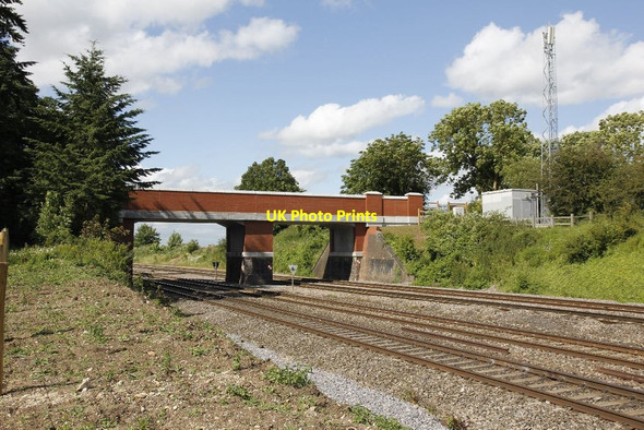 Photo 6"x4" Wide view of the bridge Cleeve\/SU6081 c2012
