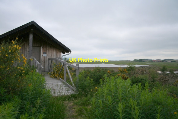 Photo 6"x4" Land and loch beyond the hide Tirryside c2012