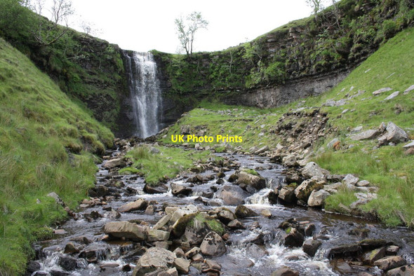 Photo 6"x4" Low Force waterfall on Force Gill Ribble Head\/SD7779 c2012