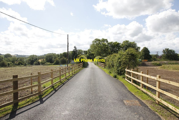 Photo 6"x4" New road and fence Cleeve\/SU6081 c2012