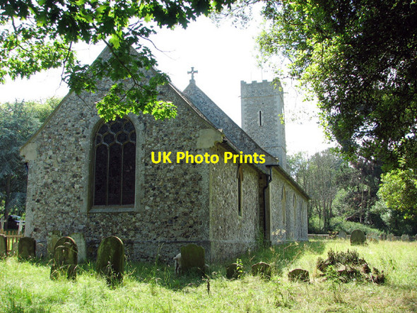 Photo 6"x4" The church of St James in Dunwich Dunwich c2012 P1