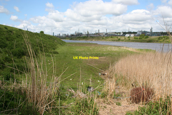 Photo 6"x4" River Weaver and Weston Point Chemical Works Frodsham c2012 P1