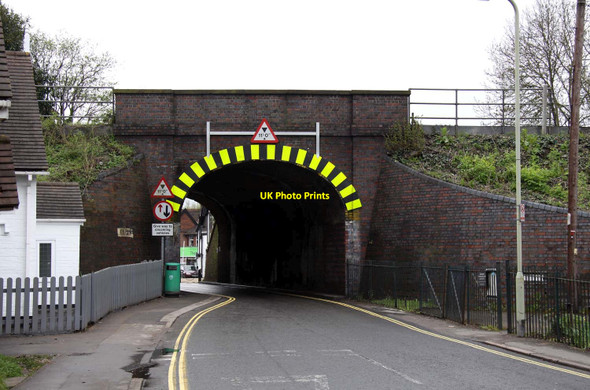 Photo 6"x4" Railway bridge on Whitchurch Road Pangbourne c2012