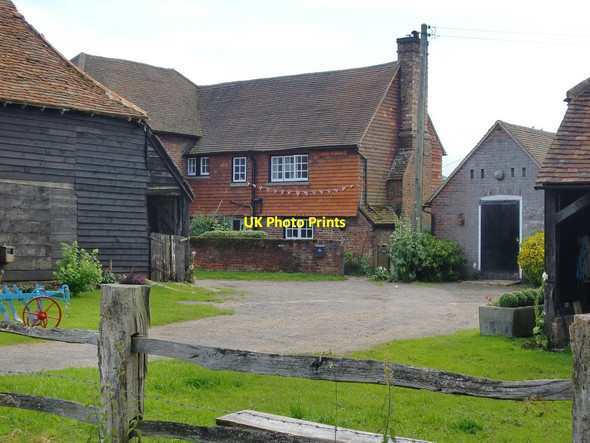 Photo 6"x4" Pondtail Farm, west of Brockham Brockham\/TQ1949 c2012