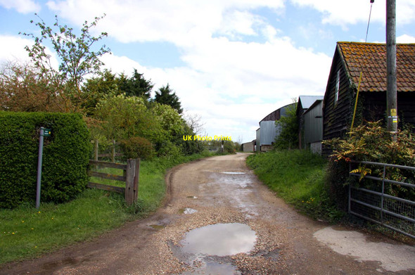 Photo 6"x4" Footpath to Sulhamstead Ufton Green c2012
