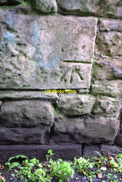 Photo 6"x4" Benchmark on wall of Pigeonwell Lonning Maryport\/NY0336 c2012