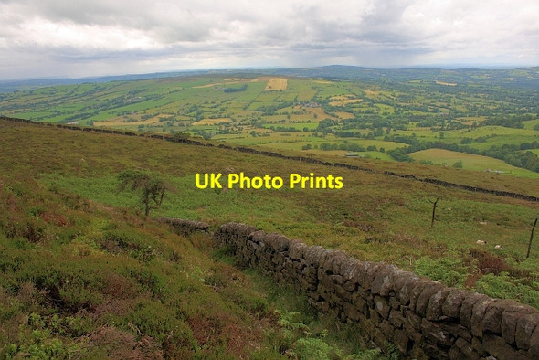 Photo 6"x4" Dry Stone Wall, Roach End Roche Grange c2012