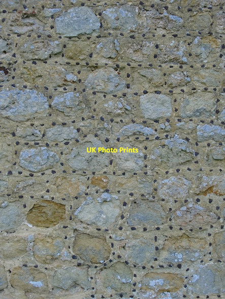 Photo 6"x4" Galleting at Dunsfold church (2) Dunsfold Green c2012