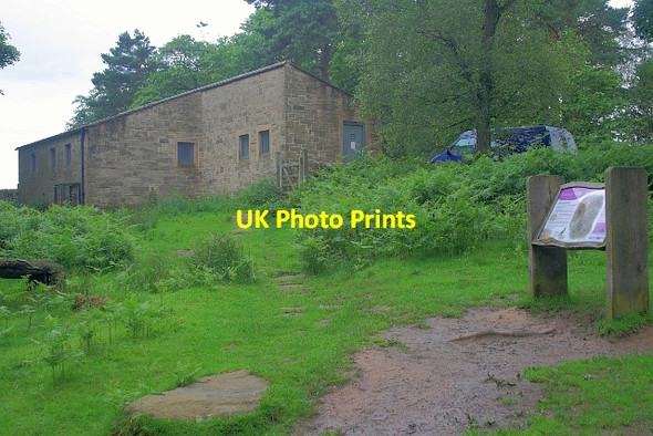 Photo 6"x4" Toilet Block, above North Lees Hathersage c2012