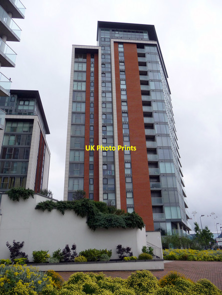 Photo 6"x4" Tower Block near Royal Victoria Dock Station Canning Town c2012