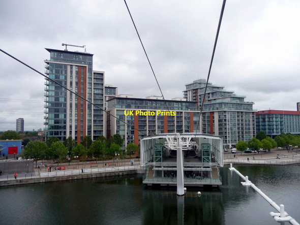 Photo 6"x4" North Terminus for Cable Car across The Thames Canning Town c2012